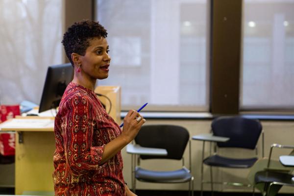 Erica Walls teaching